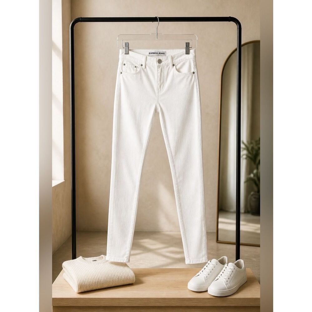 WHITE EXPRESS MID-RISE LEGGING 2R